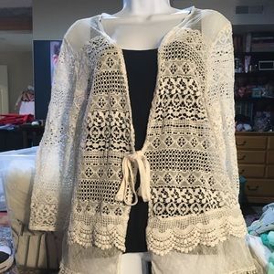 Lace cover up